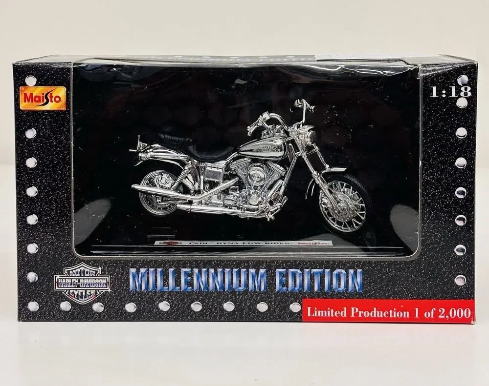 Maisto 1:18 Harley Davidson FXDL Dyna Low Rider Millennium Edition New Sealed
